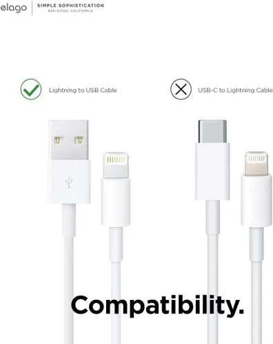 Miniatura 3 de elago Estación de carga 3 en 1 compatible con Apple Watch Series 11/10/9/8/7/6/5/4/3/2/1/SE3/SE2/SE1, Apple AirPods Pro 2/1, AirPods 3/2/1 y todos