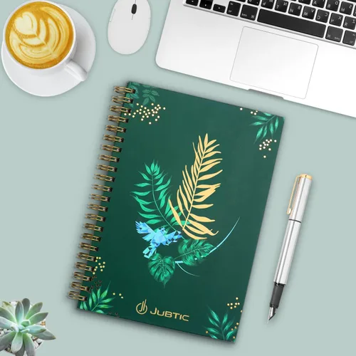 Miniatura 6 de JUBTIC Libreta de direcciones de tapa dura con pestañas alfabéticas, libreta de direcciones encuadernada en espiral con páginas rellenables, libreta