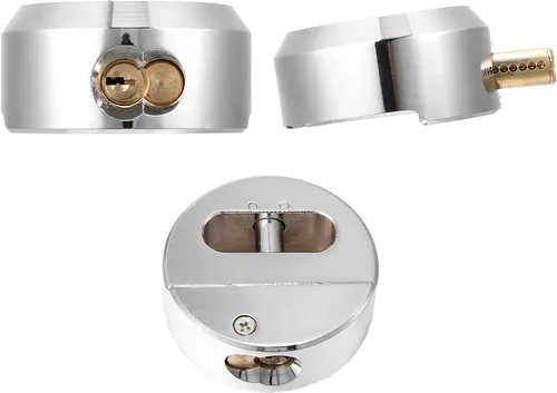 Miniatura 3 de Hotop 2 candados de grillete oculto, bloqueo de disco con llave igual para remolque, candados de 2-7/8 pulgadas, candados ocultos resistentes con 4