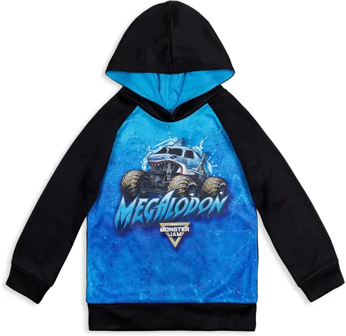 Miniatura 16 de Monster Jam Maximum Destruction El Toro Loco Grave Digger - Sudadera con capucha de forro polar para niños pequeños y grandes