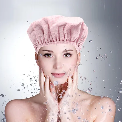 Miniatura 7 de Healeved Gorro de ducha para el cuidado del cabello, gorro de ducha con calefacción, gorro de natación impermeable, productos para el cabello