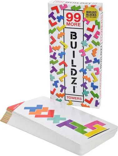 Miniatura 2 de TENZI 99 torres BUILDZI más incluye 5 nuevos estilos de torre para el juego de apilamiento rápido para toda la familia - 2 a 4 jugadores - 5