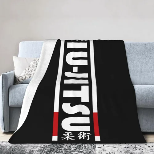 Miniatura 8 de Jiu Jitsu - Manta de franela suave y mullida para sofá, cálida y decorativa