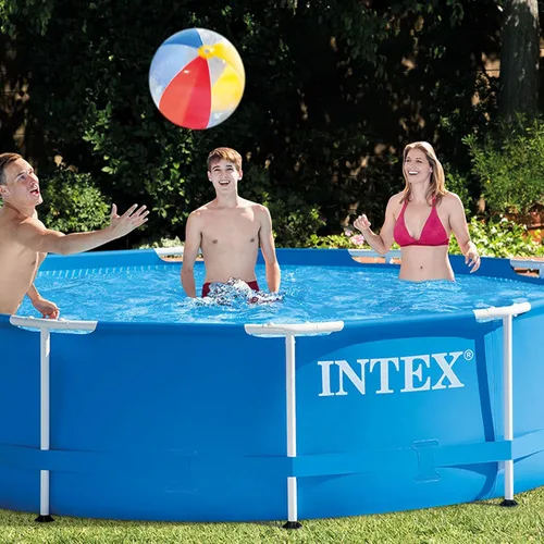 Miniatura 6 de Intex 28200EH - Piscina redonda de 10 pies x 30 pulgadas para 4 personas, marco de metal para exteriores, sobre el suelo, con fácil instalación