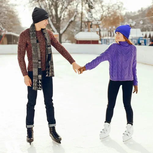 Miniatura 4 de Gorro de invierno para hombres y mujeres, gorro de acrílico con texto personalizado personalizado