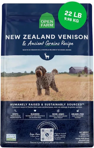 Miniatura 5 de Open Farm, Alimento seco para perros con granos ancestrales, rico en proteínas y nutrientes, 90% de proteína animal mezclada con frutas, verduras