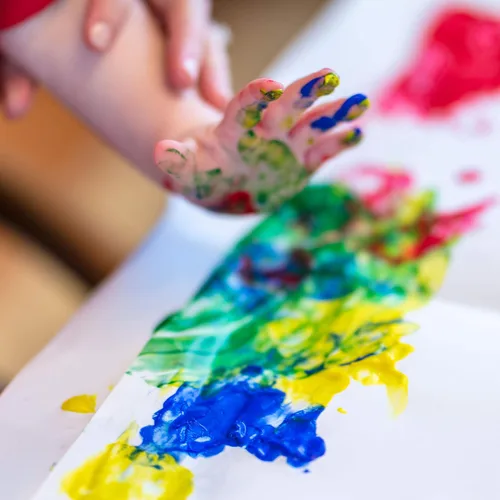 Miniatura 6 de Crayola Pinturas lavables para dedos (6 unidades), suministros de pintura para preescolares y niños pequeños, juego de pintura de dedos para niños