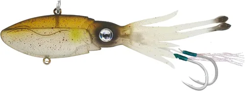 Miniatura 35 de Nomad Design Señuelo de pesca vibratorio patentado original de Squidtrex – Señuelo de plástico suave TPE con aroma añadido para agua salada con Cali
