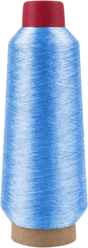 Miniatura 48 de Mandala Crafts Juego de hilo de bordado dorado antiguo metálico – 3281 yardas de hilo dorado antiguo para máquina de coser a mano, aguja de punto