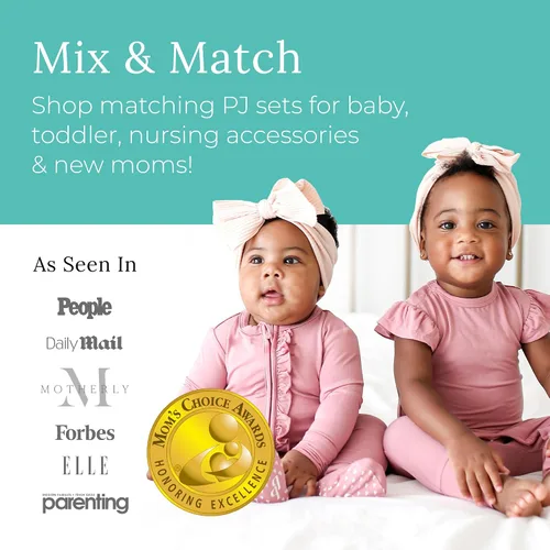 Miniatura 2 de Posh Peanut Bata de mamá para maternidad, parto de parto, ropa de descanso de lactancia suave, viscosa de bambú