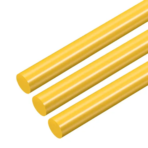 Miniatura 54 de uxcell Varilla redonda de plástico de 1/2 pulgada de diámetro y 20 pulgadas de longitud, varillas de polioximetileno, barras redondas de plástico