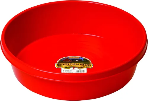 Miniatura 8 de Little Giant® Bandeja de Utilidad de Plástico Bandeja de Alimentación Cubo de Alimentación para Ganado Duradero y Versátil Fabricado en EE.UU.