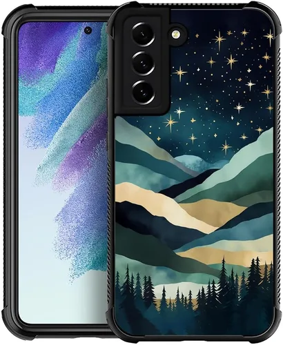 Miniatura 34 de CARLOCA Funda compatible con Samsung Galaxy A13 5G con patrón de camino del desierto naranja alienígena, antideslizante, cuatro esquinas, absorción