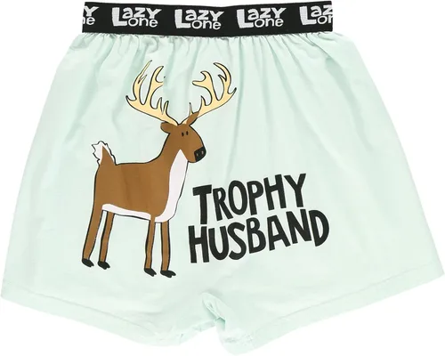 Miniatura 96 de Lazy One Divertidos boxers de animales, ropa interior humorística, novedosos pantalones cortos, regalos de broma para hombres