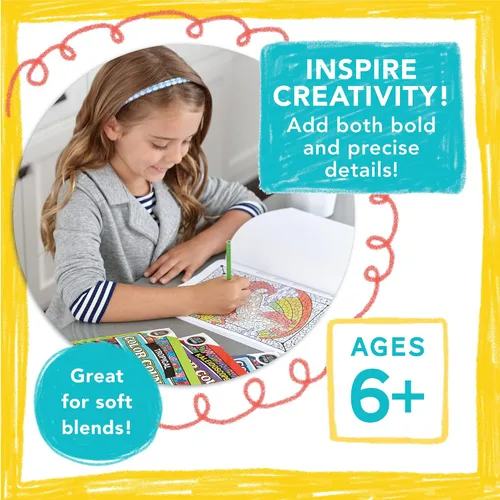 Miniatura 4 de MindWare Lápices de colores para niños y adultos, ideales como lápices de dibujo o suministros para el aula, juego de 36 lápices de colorear en un