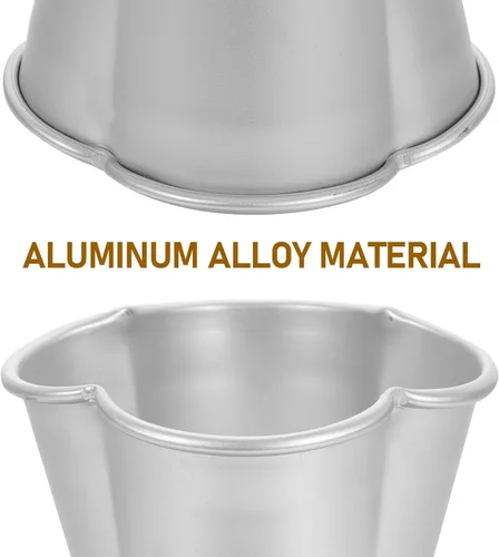 Miniatura 9 de Luxshiny Juego de 6 moldes de silicona antiadherentes de 2.67 pulgadas para hornear, moldes multiusos para hornear para el hogar, cocina, postre