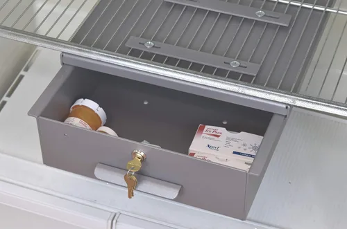 Miniatura 8 de Omnimed Caja de bloqueo de aluminio para refrigerador (tamaño adicional y cerradura opcionales disponibles)