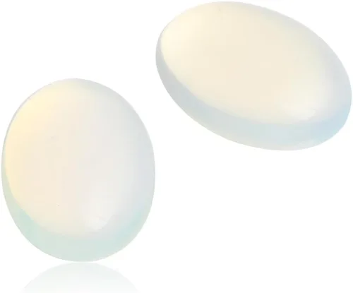 Miniatura 10 de GEM-Inside - Cuentas ovaladas sueltas de amatista, cabujón, cuentas naturales para joyería y anillos, colgantes, 0.236 x 0.315 pulgadas, 5