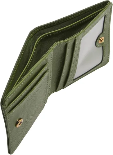 Miniatura 5 de Fossil Logan - Cartera plegable de cuero con bloqueo RFID para mujer