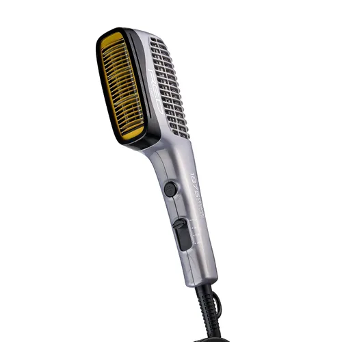 Miniatura 2 de RED by KISS 1875 - Estilizador de cabello iónico de cerámica con púa desenredante, peine profesional de secado rápido, 4 ajustes de calor/velocidad