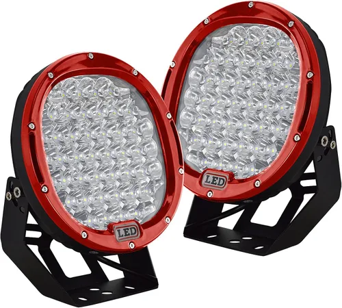 Miniatura 12 de AUXTINGS 2 piezas 7 pulgadas 36 W inundación Led barra de luz fuera de carretera lámpara de conducción para Jeep ATV SUV mina barco fuera