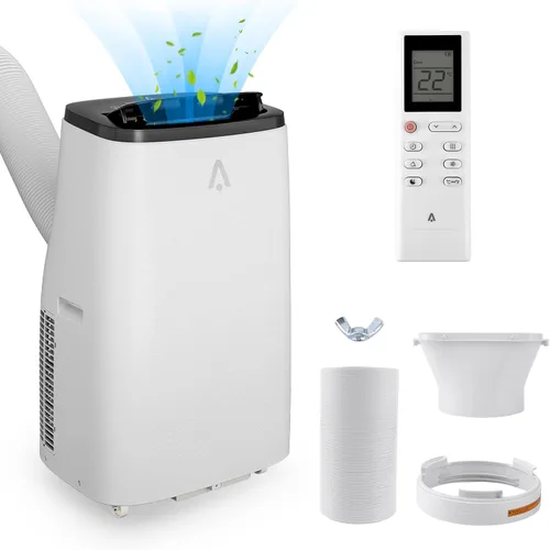 Miniatura 8 de Aire acondicionado portátil de 8000 BTU, aire acondicionado portátil 4 en 1 con ventilador, deshumidificador y modo de suspensión, unidades de aire