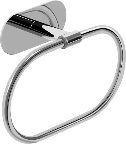 Miniatura 8 de HouseAid Toallero autoadhesivo para baño, soporte para toallas de mano adhesivo de acero inoxidable, sin perforaciones, moderno colgador de toallas
