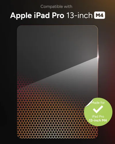 Miniatura 2 de ZAGG Glass XTR3 - Protector de pantalla para iPad Pro de 13 pulgadas (M4), tecnología avanzada de impacto Hexiom, vidrio reciclado, filtro de luz