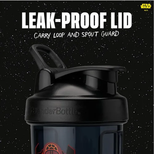Miniatura 2 de BlenderBottle - Botella agitadora Pro Series Star Wars Perfecta para batidos de proteínas y preentrenamiento, Únete al lado oscuro, 28 onzas
