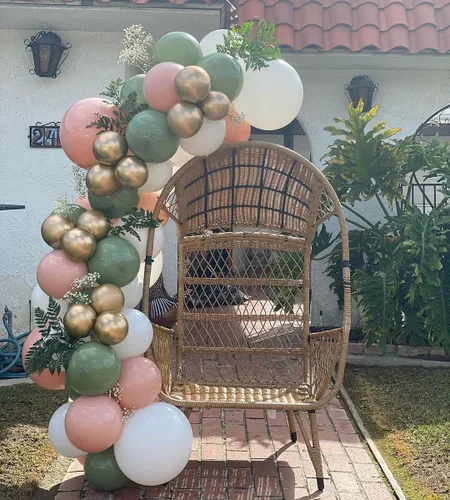 Miniatura 6 de Globos dorados cromados de 12 pulgadas, 50 globos de fiesta de baby shower, globos de decoración de feliz cumpleaños, revelación de género, Oro