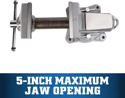 Miniatura 2 de Morsa de banco Wilton Mechanics Pro, 5-1/2" de ancho de mandíbula, 5" de abertura de mandíbula, 3-5/8" de garganta (Modelo 855M)