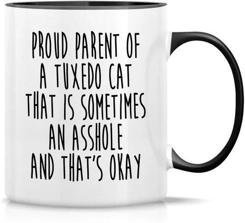 Miniatura 29 de Retreez - Taza Graciosa Show Me Your Kitties Amantes de Gatos, 325 ml, Tazas de Café de Cerámica, Divertidas, Sarcasmo, Sarcasticas, Regalos