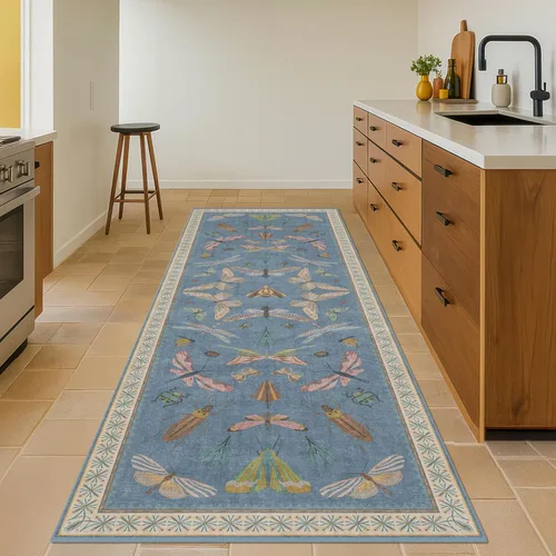Miniatura 58 de Hazo Haus Alfombra de Baño Bohemia Lavable 2x3, Alfombras Pequeñas para Cocina, Tocador, Puerta Principal Entrada Interior, Antideslizante Pelo Bajo