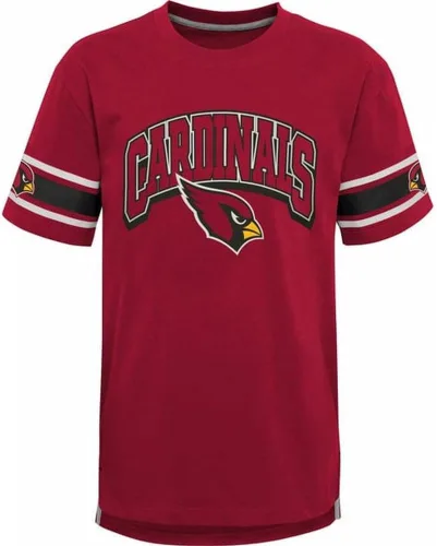 Camiseta de algodón oficial de la NFL para niños y jóvenes, color del equipo Victorious, con logotipo principal, manga corta, talla 8-20