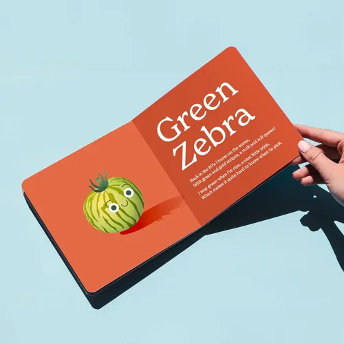 Miniatura 2 de Little Book of Tomatoes by Chunky Deli: A Clever Foodie Board Book for Babies and Toddlers, Unique Baby Shower Gift for New Parents Libro