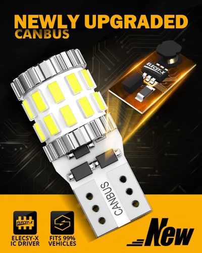 Miniatura 5 de Auxbeam Bombillas LED mejoradas B1-T10 serie 194