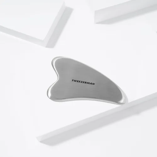 Miniatura 3 de Tweezerman Masajeador Gua Sha de Acero Inoxidable