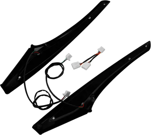 Miniatura 7 de TCT-MOTORPARTS Alforjas Accent Swoop - Luz LED para Honda Goldwing GL1800 F6B 2013-2017 Negro+préstamo claro