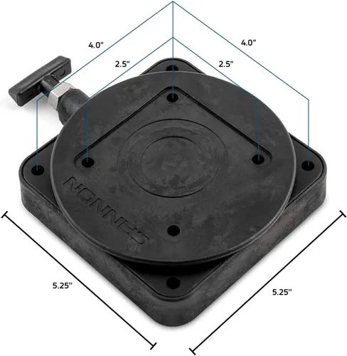 Miniatura 4 de Cannon 2207003 Base de montaje giratoria de perfil bajo, compuesto negro
