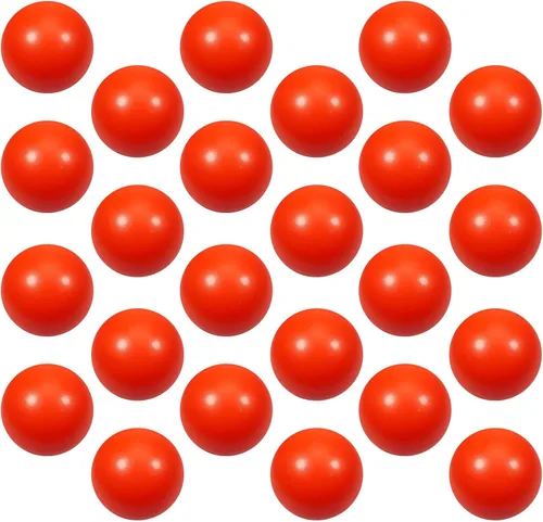 24 bolas de espuma roja para aliviar el estrés para niños y adultos, juguetes sensoriales para aliviar la ansiedad, TDAH, autismo (rojo)