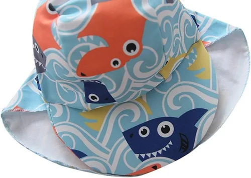 Miniatura 6 de Traje de baño de una pieza con cremallera y gorro para bebés y niños pequeños