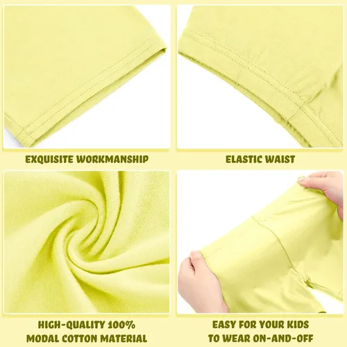 Miniatura 2 de Boyiee Paquete de 8 pantalones cortos de baile para niñas, pantalones cortos de ciclismo para danza, gimnasia, yoga, seguridad activa debajo
