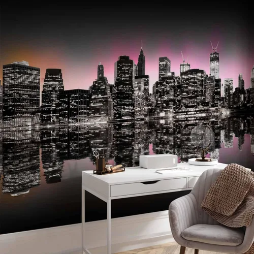 Miniatura 6 de artgeist Mural de pared Nueva York, 77 x 61 pulgadas, adhesivo autoadhesivo para pared, diseño de foto extraíble, decoración del hogar, paisaje