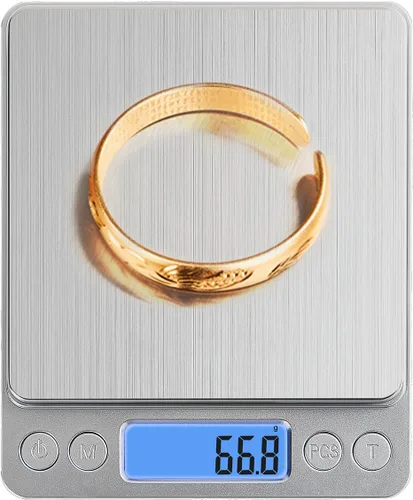 Miniatura 7 de Báscula digital de alimentos para gramos y onzas, YONCON 3000g/0.1gramo de precisión báscula de cocina multifuncional para cocinar, hornear