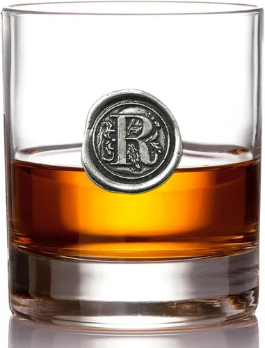 Miniatura 22 de English Pewter Company - Vaso de whisky de 11 onzas con inicial de monograma, regalos únicos para hombres, regalos personalizados con tu elección
