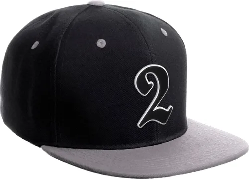 Miniatura 190 de Daxton Gorra clásica con visera de billete plano con letras del alfabeto inglés antiguo de la A a la Z