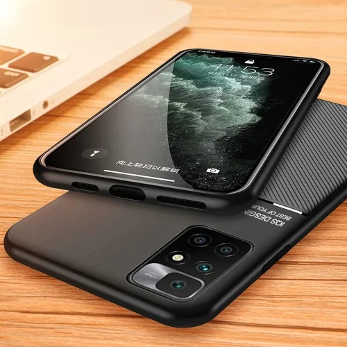 Miniatura 6 de Kepuch Mowen Funda Para Xiaomi Redmi 10/Redmi Note 11 4G 2021 - Cubierta De Parachoques Placa De Metal Incorporada Para Xiaomi Redmi 10/Redmi Note