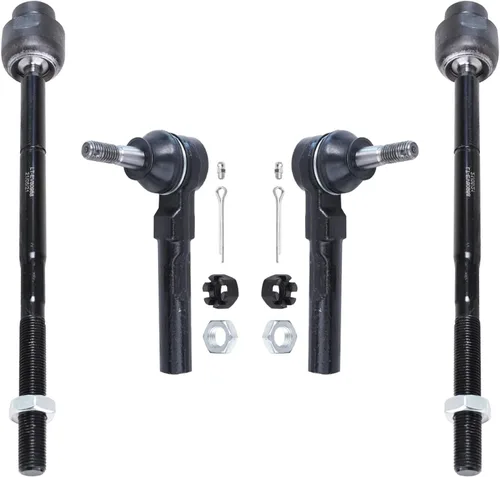 Miniatura 42 de Detroit Axle - 4 barras de acoplamiento delanteras para Kia Forte Koup 14-17, 14-18 Forte Forte5, 4 extremos de barra de acoplamiento exteriores e