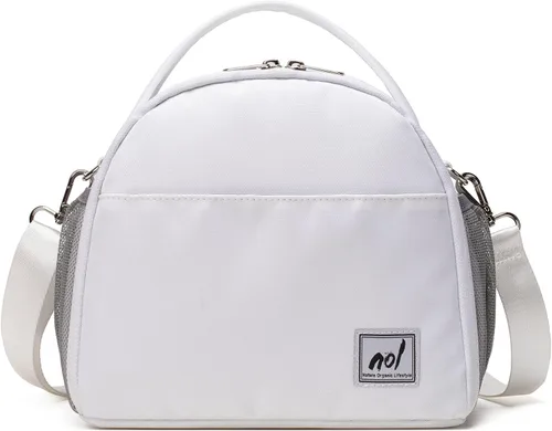 Miniatura 6 de NOL Natural Organic Lifestyle Bolsa de Almuerzo Aislada Bolsa Refrigeradora para Mujeres de Nylon Impermeable Ligera Caja de Almuerzo Organizadora