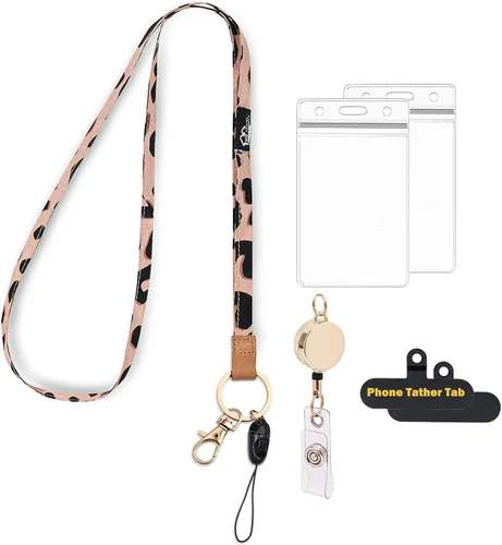 Miniatura 8 de WK IEASON Correa para el cuello con cordón, llavero para identificación, llavero, tarjeta, teléfono, cámara, soporte para bolígrafos Correa